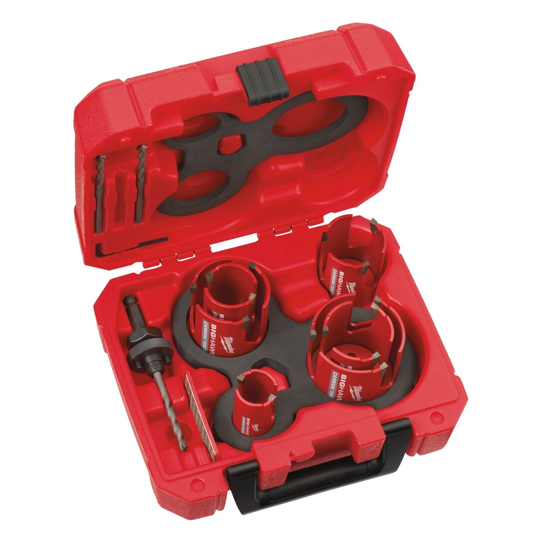 MILWAUKEE Multimaterial-Lochsäge Set BIGHAWG 10-teilig MILWAUKEE Multimaterial-Lochsäge Set BIGHAWG 10-teilig