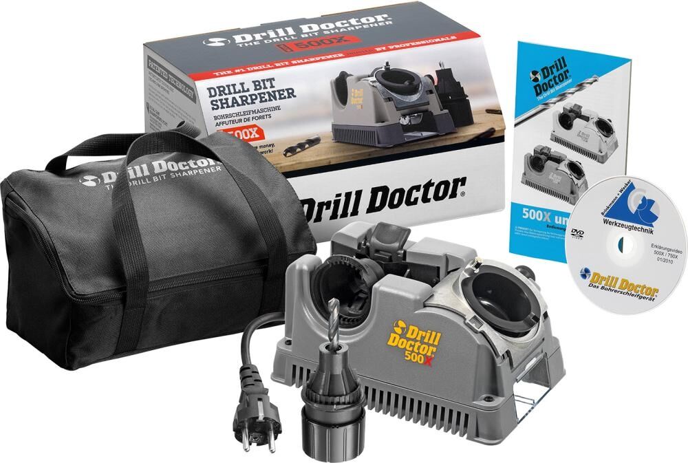 Bohrerschleifmaschine in Stofftasche Drill Doctor 500X 230V