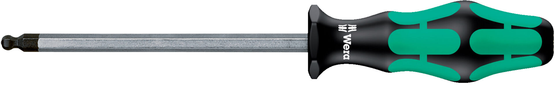 WERA 6-kant-Kugelkopf-Schraubendreher Kraftform Plus-Griff 2,5mm