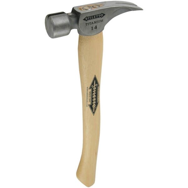 MILWAUKEE Titanhammer mit Hickorystiel Stiletto Ti14SC-H18, 457 mm, glatt MILWAUKEE Titanhammer mit Hickorystiel Stiletto Ti14SC-H18, 457 mm, glatt