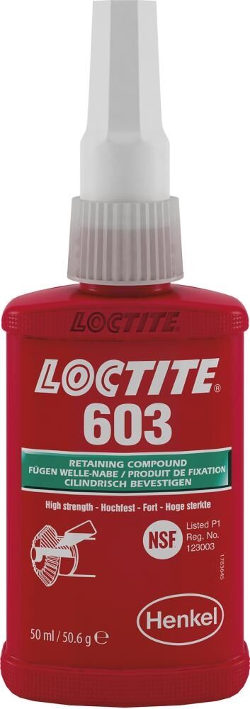 LOCTITE Öltolerantes Fügeprodukt für Lagerbefestigung 50ml Nr. 603 LOCTITE Öltolerantes Fügeprodukt für Lagerbefestigung 50ml Nr. 603