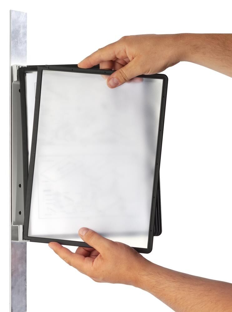 DURABLE Sichttafelwandhalter VARIO MAGNET WALL 5 591401 gr +5Tafeln sw DURABLE Sichttafelwandhalter VARIO MAGNET WALL 5 591401 gr +5Tafeln sw