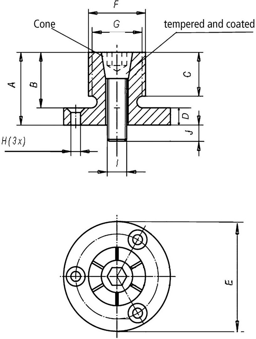 IBT Spanndorn XPA M 6x14,20mm IBT Spanndorn XPA M 6x14,20mm