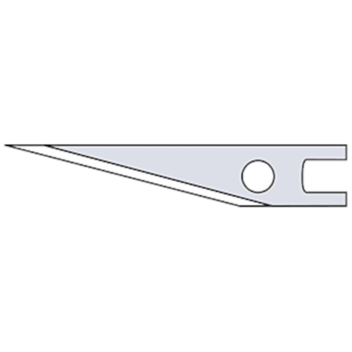 Ersatzklinge für Messergriffe spitz, F3 32,8x5,7x0,5mm Ersatzklinge für Messergriffe spitz, F3 32,8x5,7x0,5mm