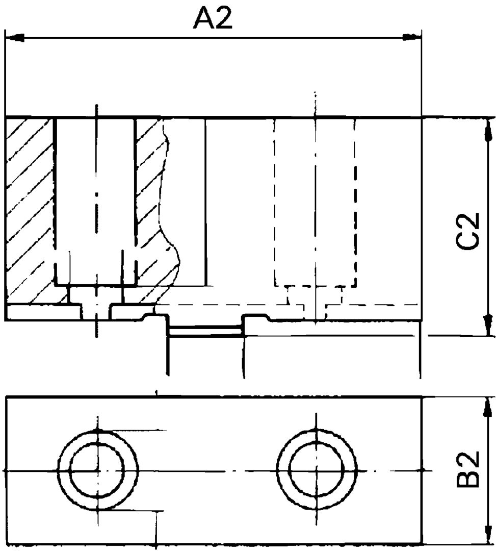 RÖHM Vierbackensatz DIN6350 AB 200mm