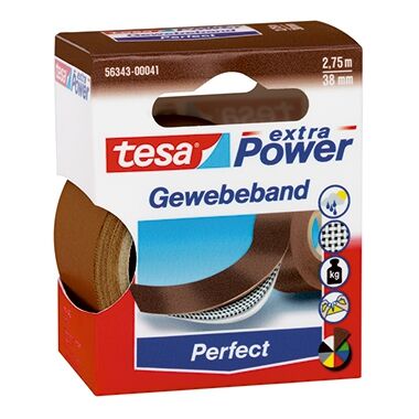 TESA Gewebeband extra Power Perfect 56343-00041 38mmx2,75m braun TESA Gewebeband extra Power Perfect 56343-00041 38mmx2,75m braun