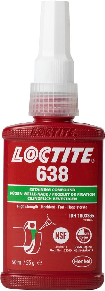 LOCTITE 638 Fügeprodukt hochfest univ. 50 ML EGFD LOCTITE 638 Fügeprodukt hochfest univ. 50 ML EGFD