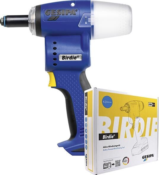 GESIPA Akku-Nietgerät Birdie 18V inkl. 1 Akku 2,0Ah Ladegerät in L-Boxx GESIPA Akku-Nietgerät Birdie 18V inkl. 1 Akku 2,0Ah Ladegerät in L-Boxx