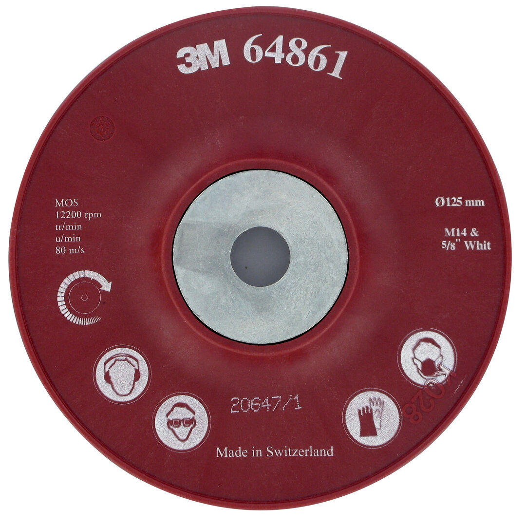 3M Stützteller für Fiberschleifscheiben Cubitron II, 125mm