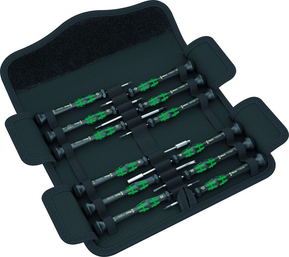Wera Schraubendreher Set Kraftform Micro Electronics 05073677001