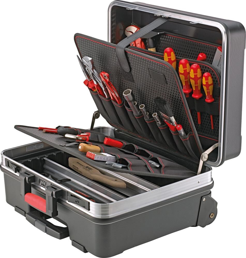 FORMAT Werkzeugtrolly 485x370x200mm ABS, mit Taschen
