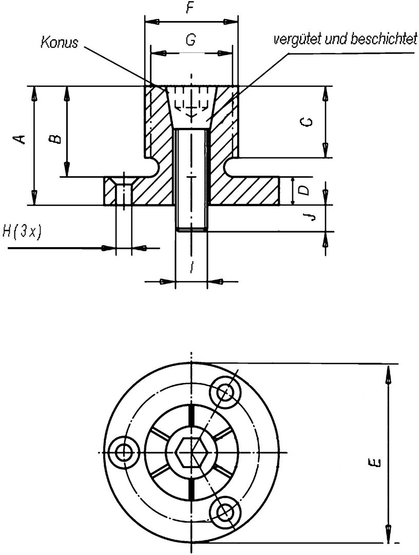 Spanndorn XPA M 16 x 77,00 mm IBT Spanndorn XPA M 16 x 77,00 mm IBT