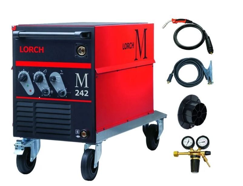 LORCH MIG-MAG Schweißanlage mit Zubehör M 242, Brenner ML 2500, 3m