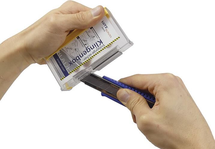 Sicherheits-Klingenbox 120x65x25mm, LUTZ BLADES