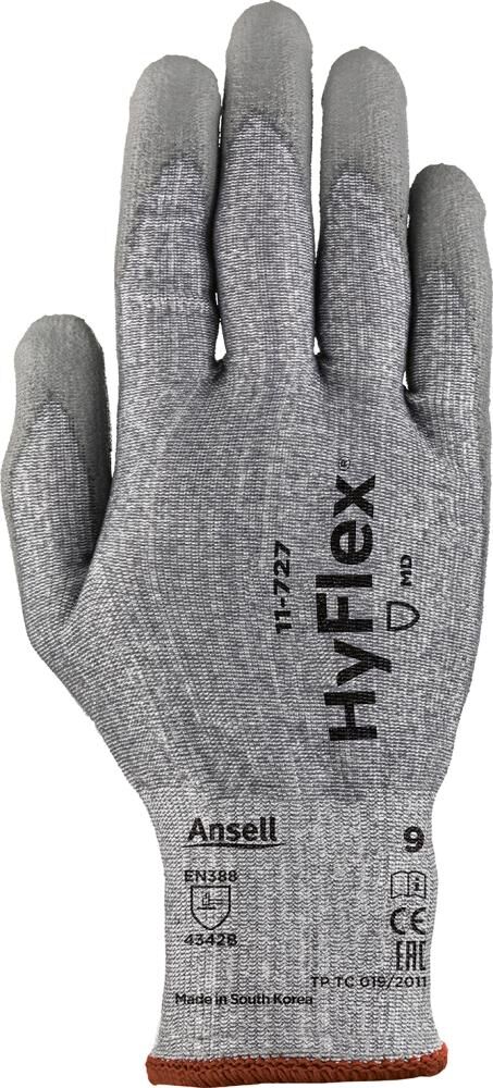 ANSELL Schnittschutzhandschuh HyFlex 11-727, Gr. 9