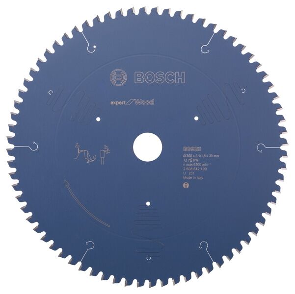BOSCH HW Kreissägeblatt Expert 300x30x2.4/1.8 72T WZ