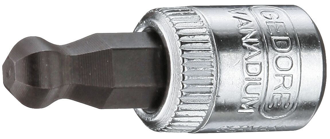 GEDORE Schraubendrehereinsatz 1/4" Kugelk. Innen-6kt 5mm,IN 20 K 5, 2219417 GEDORE Schraubendrehereinsatz 1/4" Kugelk. Innen-6kt 5mm,IN 20 K 5, 2219417