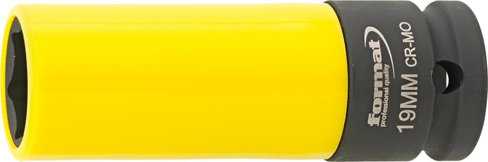 FORMAT Kraftsteckschlüsseleinsatz mit, Kunststoff-Hülse 1/2" 19 FORMAT Kraftsteckschlüsseleinsatz mit, Kunststoff-Hülse 1/2" 19