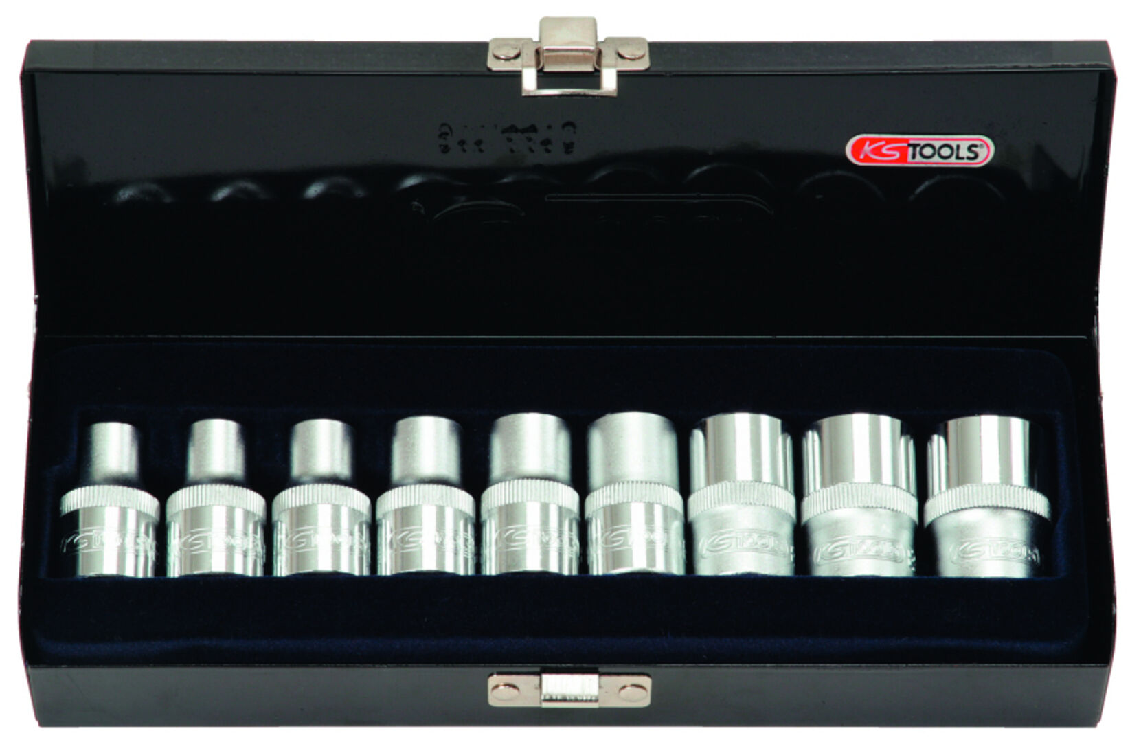 KS TOOLS 1/2" Stecknuss-Satz TX-E, 9-teilig