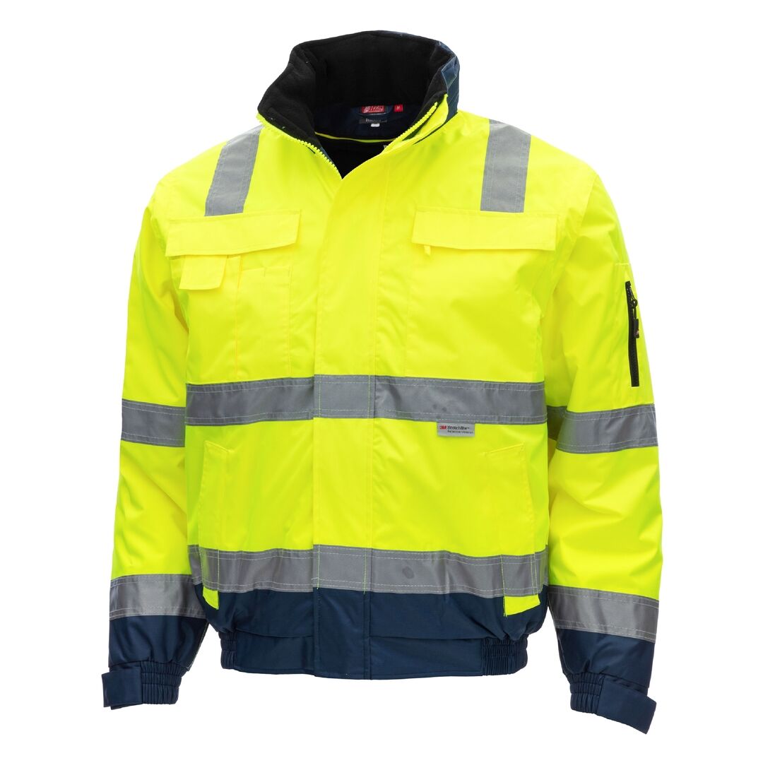 NITRAS MOTION TEX VIZ PLUS Pilotenjacke Gr. XS hi-vis gelb Kl. 3, 7141