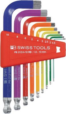 PB SWISS Sechskant-Winkelschraubendreher mit Kugelkopf 1,5mm