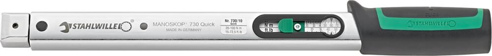 STAHLWILLE Drehmomentschlüssel 730/2Q 4-20 Nm, 9 x 12 mm, auslösend