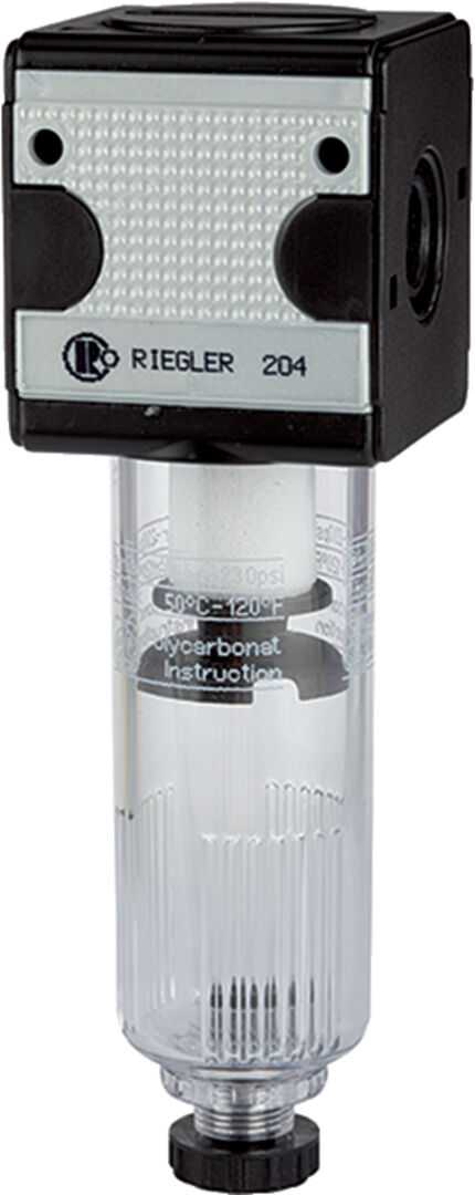 RIEGLER Filter MULTIFIX 4000 L/min PC-Behälter max. 16bar G1/2" RIEGLER Filter MULTIFIX 4000 L/min PC-Behälter max. 16bar G1/2"