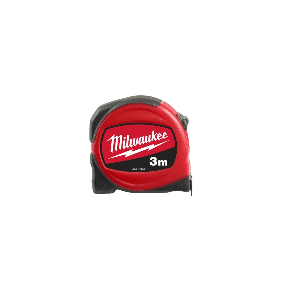 MILWAUKEE Slim-Bandmaß 16 mm breites Band 3 m, nicht-magnetisch