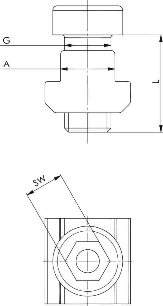 AMF Befestigungssatz 7600BF-30 M12x14 AMF Befestigungssatz 7600BF-30 M12x14