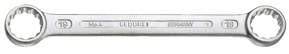GEDORE Doppelringschlüssel gerade UD-Profil 10x11mm, 4 10X11, 6053440