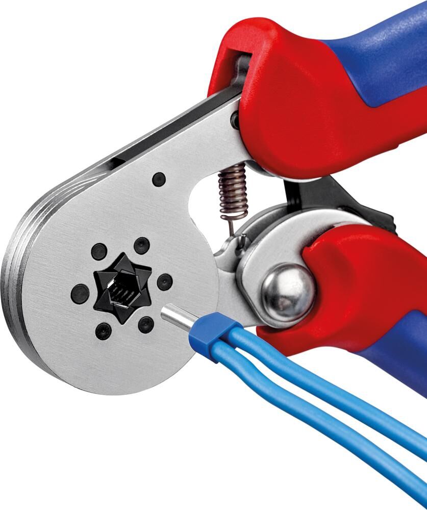 KNIPEX 97 55 14 Selbsteinstellende Crimpzange f. Aderendhülsen verc. 180 mm KNIPEX 97 55 14 Selbsteinstellende Crimpzange f. Aderendhülsen verc. 180 mm