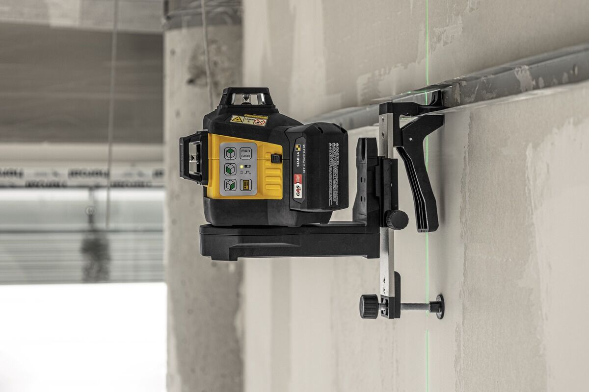 Stabila Multilinien-Laser LAX 600G 12V 7-tlg. Set 3x360° Greenbeam-Linien Stabila Multilinien-Laser LAX 600G 12V 7-tlg. Set 3x360° Greenbeam-Linien