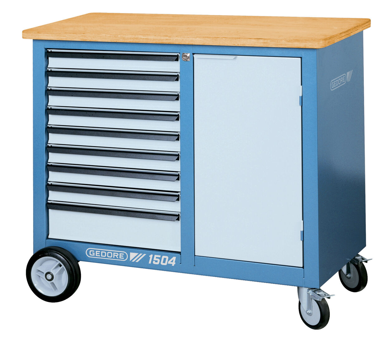 GEDORE Rollwerkbank mit 9 Schubladen 1504 0810 1814923