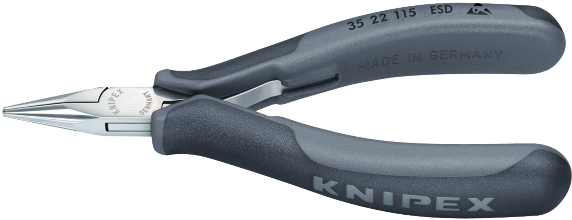 KNIPEX 35 22 115 ESD Elektronik- Greifzange ESD mit Mehrkohne 115mm KNIPEX 35 22 115 ESD Elektronik- Greifzange ESD mit Mehrkohne 115mm
