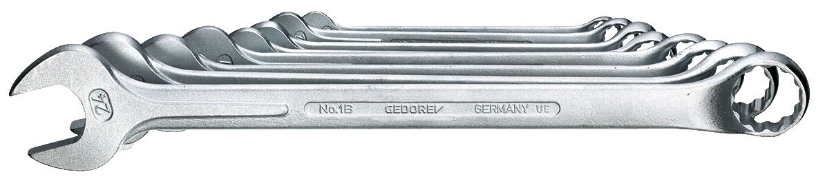 GEDORE Ring-Maulschlüssel-Satz 8-teilig 10-24mm, 1 B-08, 6011870