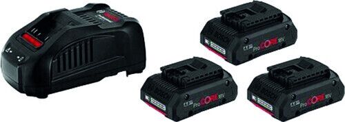 BOSCH Starter-Set 18V ProCore 3x4Ah Akku+LadegerätGAL 1880 BOSCH Starter-Set 18V ProCore 3x4Ah Akku+LadegerätGAL 1880