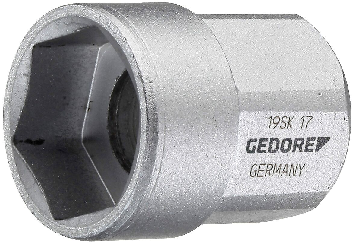 GEDORE Steckschlüsseleinsatz 1/2" kurz, 15mm, 19 SK 15, 2225891
