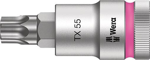 WERA Schraubendreher-Einsatz 1/2" T55x 60mm Haltef.