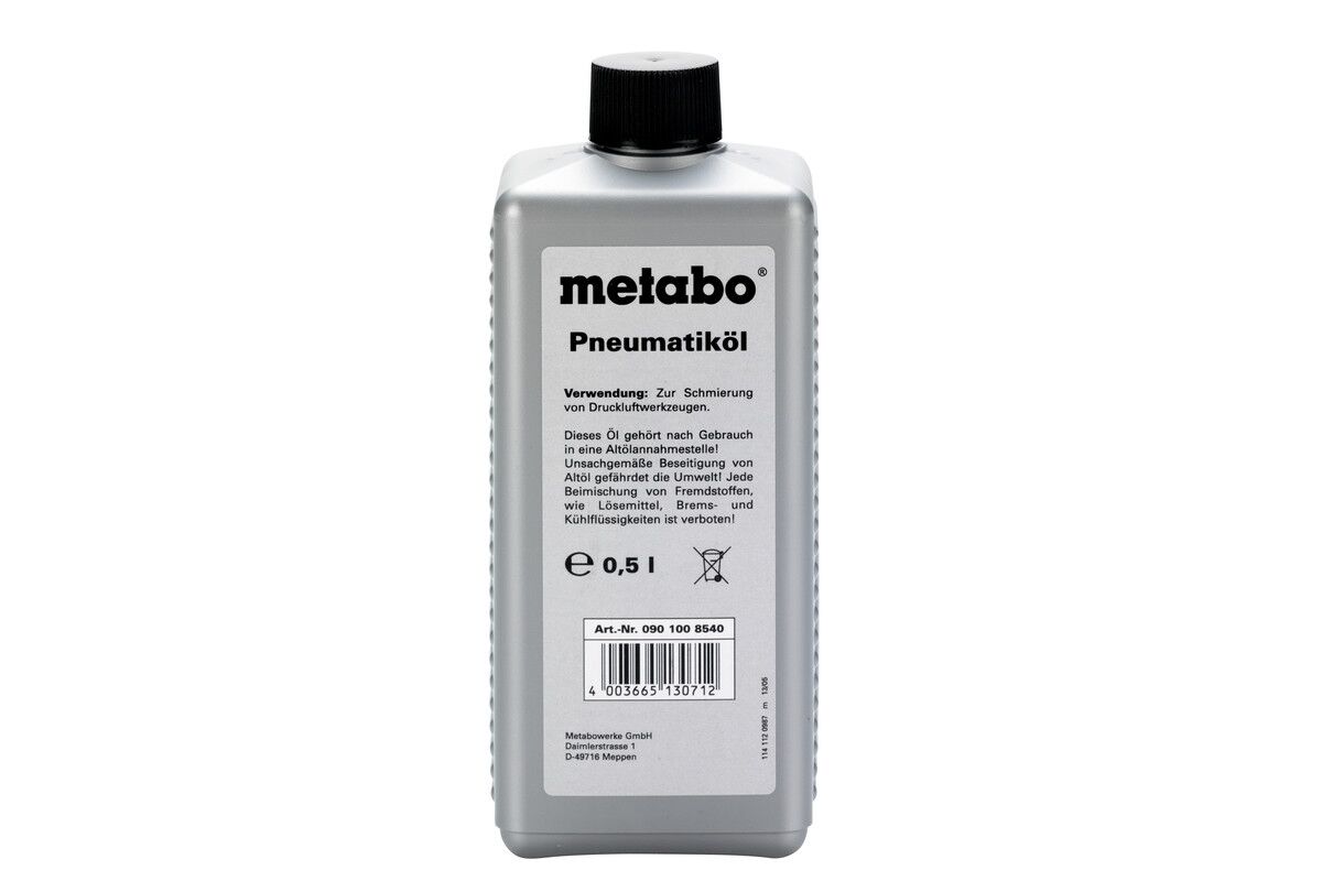 METABO Öl für DL Werkzeuge 0,5L METABO Öl für DL Werkzeuge 0,5L