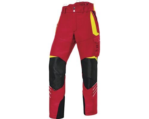 KÜBLER FOREST Schnittschutzhose PSA 3 rot/warngelb S-82