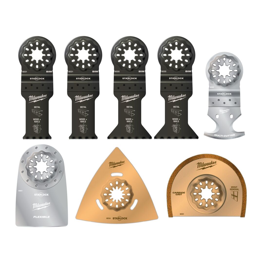 MILWAUKEE Starlock Zubehör-Set Renovierung 8teilig MILWAUKEE Starlock Zubehör-Set Renovierung 8teilig
