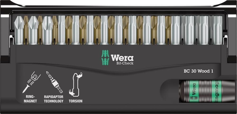 WERA Bit-Check 30 Wood 1 WERA Bit-Check 30 Wood 1
