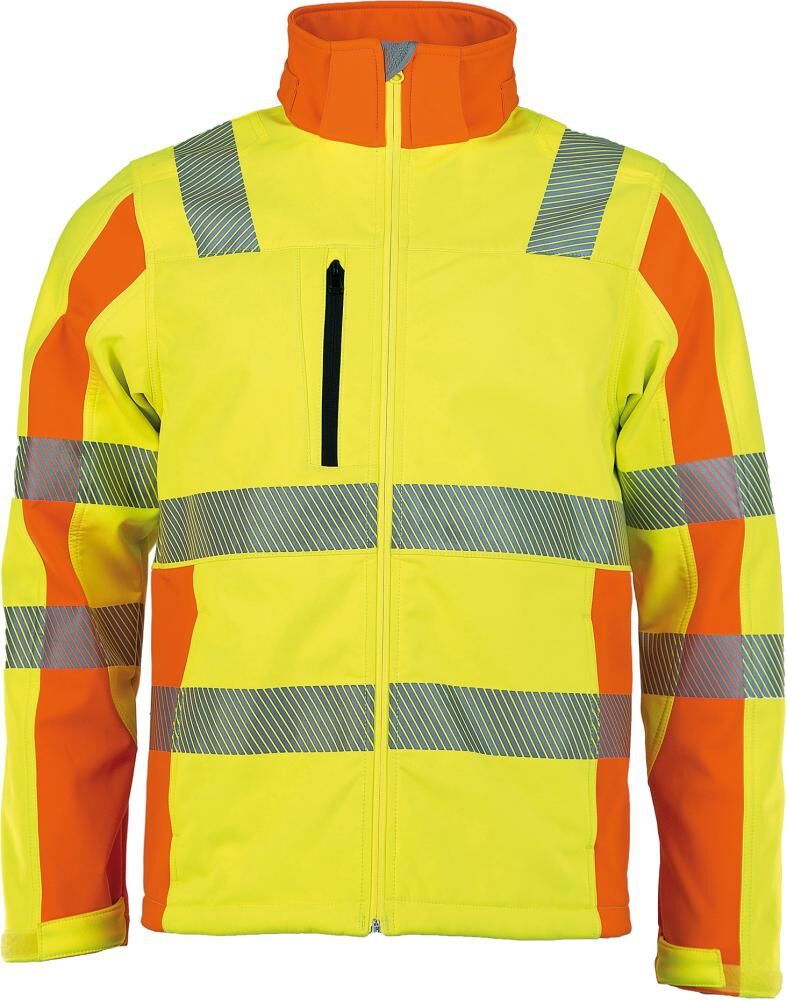 ASATEX Warnjacke Softshell Prevent gelb Gr. S ASATEX Warnjacke Softshell Prevent gelb Gr. S