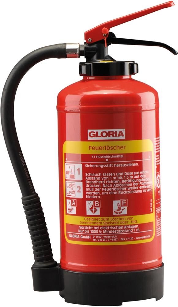 GLORIA Fettbrand Aufladefeuerlöscher