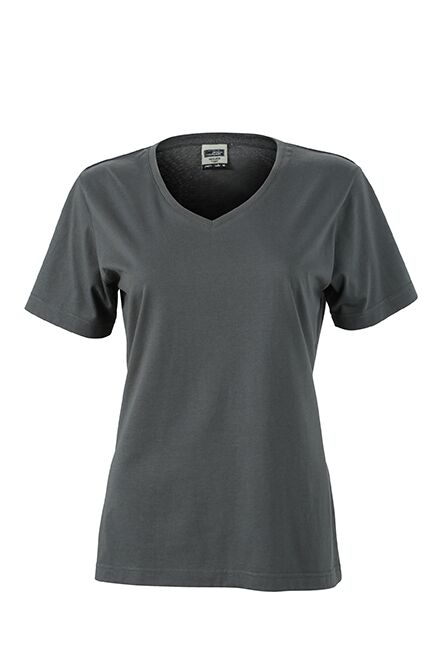JN Ladies Workwear T-Shirt JN837 50%BW/50%PES, dark-grey, Größe M JN Ladies Workwear T-Shirt JN837 50%BW/50%PES, dark-grey, Größe M