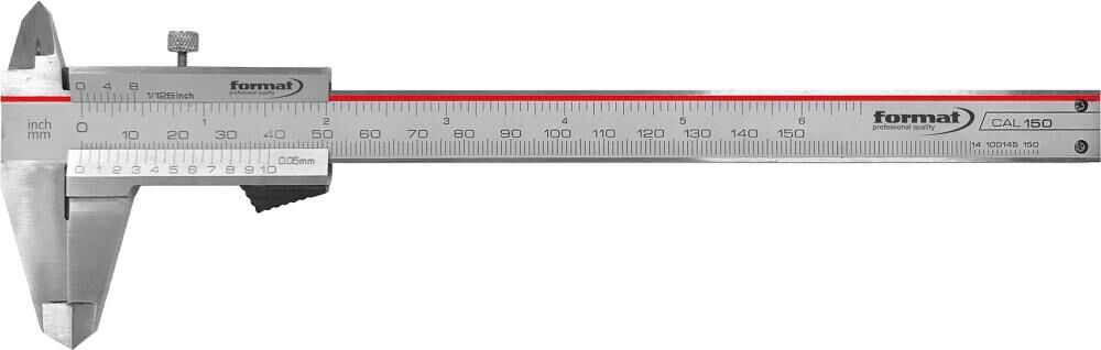 FORMAT Taschenmessschieber rostfrei Feststellung 150mm FORMAT Taschenmessschieber rostfrei Feststellung 150mm