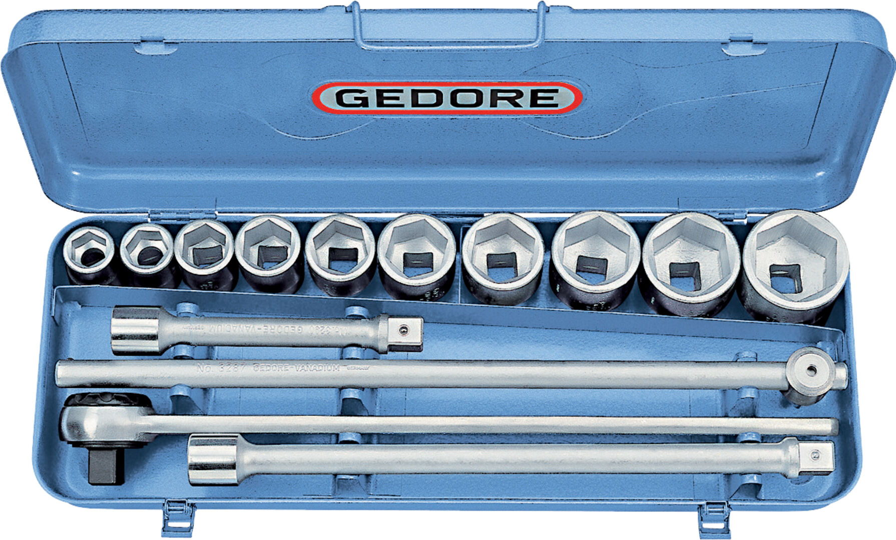 GEDORE Steckschlüssel-Set 3/4" 14-tlg 6-kant 22-50mm 32 EMU-2 6280340