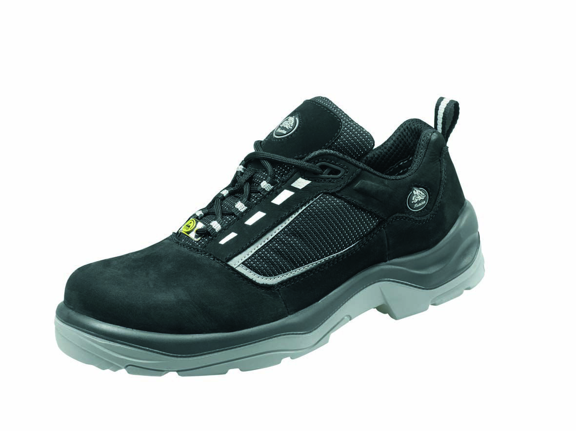 BATA Sicherheits-Halbschuh S2 SAXA ESD Nubukleder schwarz/grau Gr. 46 XW
