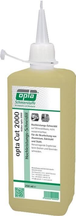 OPTA Cut 2000 Hochleistungs-Schneidöl 250 ml Flasche