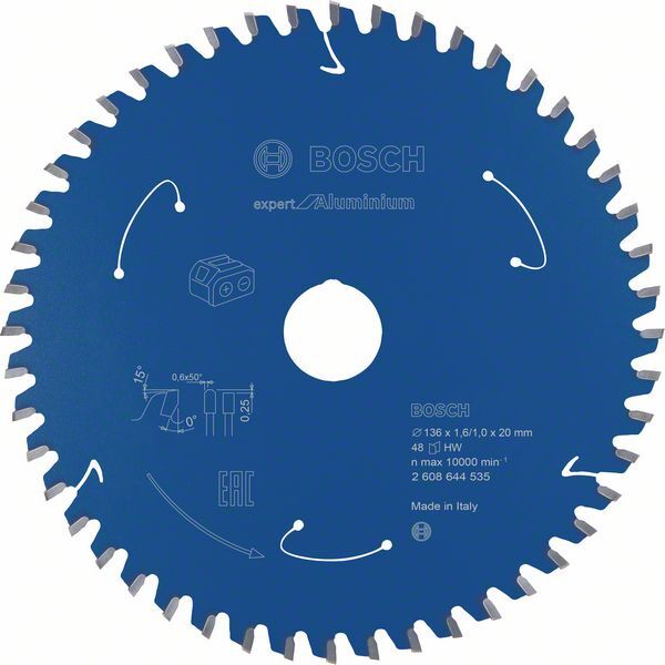 BOSCH Kreissägeblatt HW Expert 230x30x2,8 T64 Alu